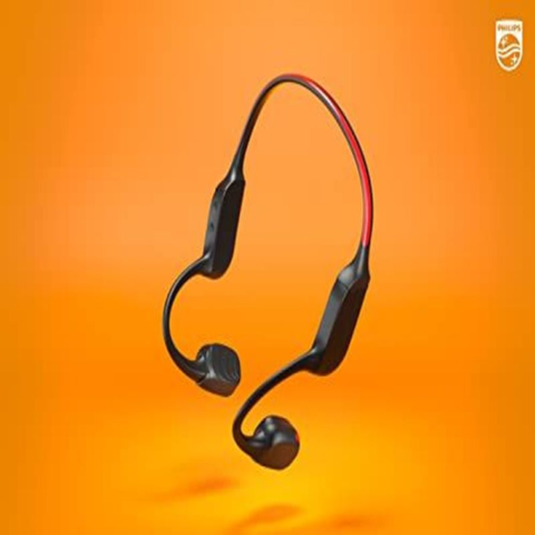 PHILIPS GO A7607 Open-Ear Bone Conduction One-Size, Gen 2 with Safety Lights