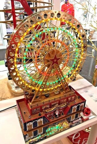 Mr. Christmas World's Fair Grand Ferris Wheel Musical Animated Indoor...