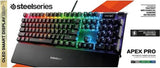 SteelSeries Apex Pro HyperMagnetic Gaming Keyboard — Pro, RGB Backlit