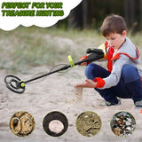 RM RICOMAX Metal Detector for Kids - with LCD Green