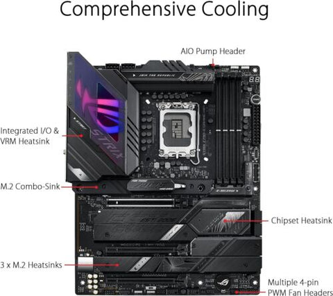 ASUS ROG Strix Z790-E Gaming WiFi 6E LGA 1700(Intel 14th,13th&12th Gen) ATX...