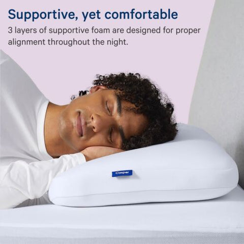 Casper Sleep Foam Pillow, Standard, White