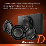 PIONEER CAR TSD12D4 D Series 12-inch 2000 Watt Max Power, Dual 4 Ohm Black