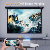 Projector with WiFi and Bluetooth, CoolEeve Portable Outdoor 12000L