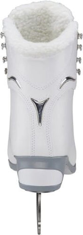 Jackson Ultima SoftSkate Womens/Girls Figure Skate 4 Women's, White/Fleece