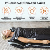 LifePro Sauna Blanket for Detoxification - Regular Black, Black