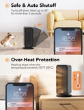 Govee Electric Space Heater, 1500W Smart Heater with Thermostat, Black