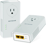 NETGEAR Powerline adapter Kit, 2000 Mbps Wall-plug, 2 Gigabit Ethernet white