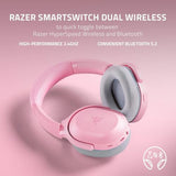 Razer Barracuda Wireless Gaming & Mobile Headset (PC, Playstation, Pink