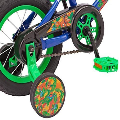 Pacific Dinosaur Character Kids Bike, 12-Inch Wheels, Blue