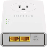 NETGEAR Powerline adapter Kit, 2000 Mbps Wall-plug, 2 Gigabit Ethernet white