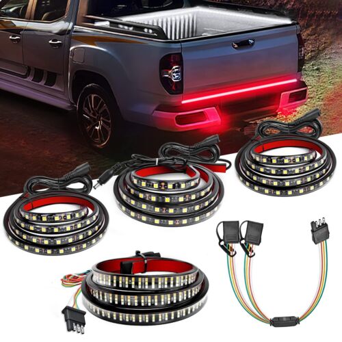 Nilight 3PCS 60 Inch Truck 60" Light+Bed Light Strip+Y-Splitter, multi-color