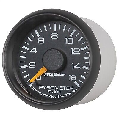 Auto Meter 8344 Chevy Factory Match Electric Pyrometer Gauge Kit 2.3125 in.