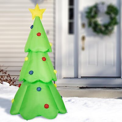 Glitzhome 9ft Christmas Tree Inflatable Decor Blow Up Yard Decoration Clearan...