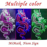 Chinese Dragon Neon Sign Size 16x24 inches Large Neon Light Sign for Home Bed...