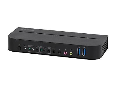 Monoprice Blackbird 4K Displayport 1.4 USB 3.0 2x1 KVM Switch, 4K@60Hz, HDR, ...