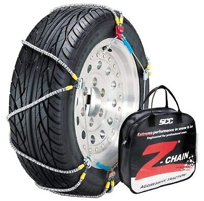 SCC Z-571 Z-Chain Extreme Performance Cable Tire Traction Chain - Set of 2