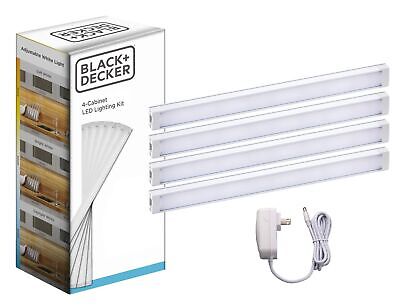 BLACK+DECKER LED Under Cabinet Light Kit, Motion Sensor, Dimmable, Linkable, ...