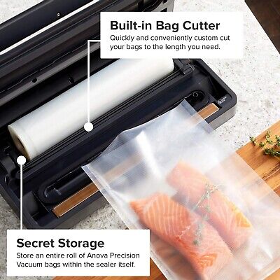 Anova Culinary Precision Vacuum Sealer Pro, Includes 1 Bag Roll, For Sous Vid...