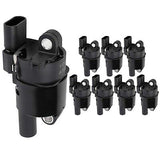 SCITOO Ignition Coil Coils Pack fits for GMC Sierra 1500 6.2L/5.3L/4.3L 2014-...