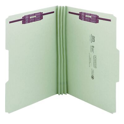 Smead Pressboard Fastener File Folder with SafeSHIELD Fasteners, 2 Fasteners,...