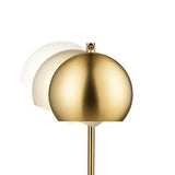 Globe Electric 52915 Molly 18" Desk Lamp, Matte Brass, Black Fabric Cord, in-...