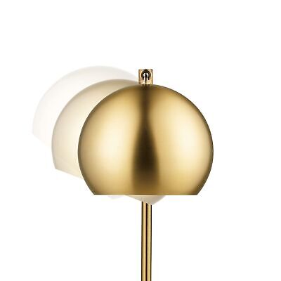 Globe Electric 52915 Molly 18" Desk Lamp, Matte Brass, Black Fabric Cord, in-...