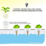 Ivation 11-Pod Indoor Hydroponics Growing System Kit with LED Grow Light, Her...