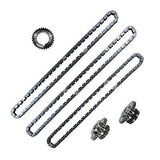 Engine Timing Chain Kit w/Chain Guide Tensioner Sprocket | Fit for Buick Allu...