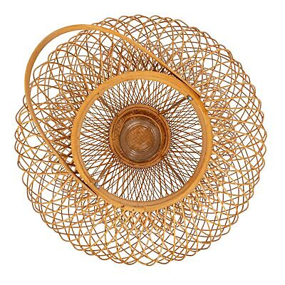 Bloomingville Decorative Bamboo Hand-Woven Lantern Candle Holder, Natural