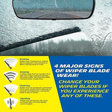 Michelin 40-2420SPBA Pro Plus Silicone Twin Pack 24 & 20 inch Wiper Blade Fit...