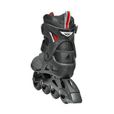 Rollerblade Macroblade 84 Men's Adult Fitness Inline Skate, Dark Gray & Red, ...