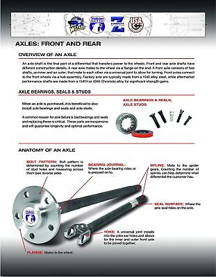 Yukon Gear & Axle (YA G26058813) Left Stub Axle for GM 8.25 IFS Differential ...