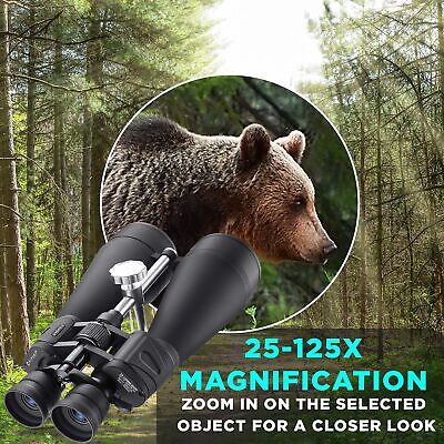 Barska Gladiator Zoom Binoculars with Tripod Adaptor for Astronomy, Birding, ...