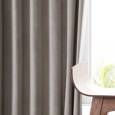 HPD Half Price Drapes Signature Plush Velvet Blackout Curtains for Bedroom (1...