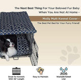 Molly Mutt Dog Crate Cover - Fits 36"x23"x25" Crate - Dog Kennel Cover - Dog ...