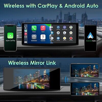 2024 Wireless Protable Carplay &Android Auto,Portable Carplay Screen,9.3'' To...