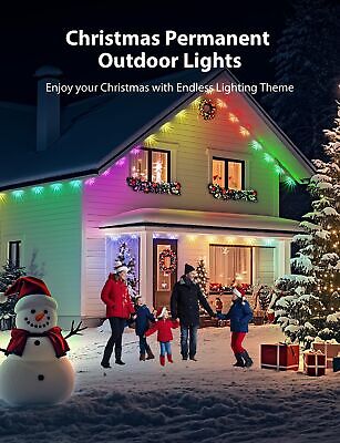 Permanent Outdoor Lights, Smart RGB Northern Lights Outdoor Lights, 25ft with...