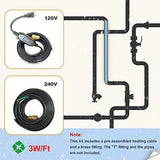 Self Regulating Heating Cable That Heats Water Pipes from Inside the Pipe, Fr...