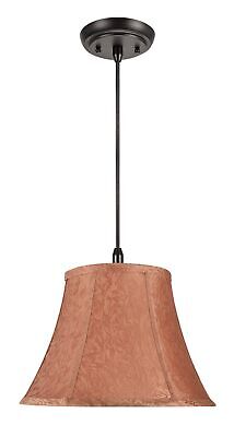 Aspen Creative Brown 70094 One-Light Pendant with Bell Shaped (Spider) Shade,...