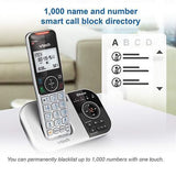 vtech VS112-4 DECT 6.0 Bluetooth 4 Handset Cordless Phone for Home with Answe...