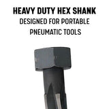 Drill America 13/16" Long Bridge/Construction Reamer with Hex Shank, DWR Series