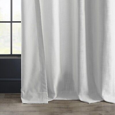 HPD Half Price Drapes Grommet Heavy Linen Curtains for Living Room 50 X 120 (...