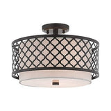 Livex Lighting 41112-92 Ceiling Mount, Bronze