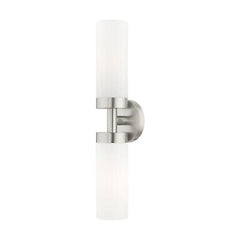 Livex Lighting 15072-91 Aero Collection ADA 2-Light Bathroom Vanity Light wit...