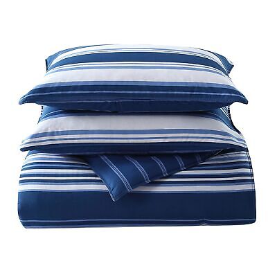 Nautica- Queen Comforter Set, Cotton Reversible Bedding Set, All Season Desig...