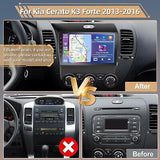 Podofo Android 13 Car Radio for Kia Cerato K3 Forte 2013 2014 2015 2016 with ...