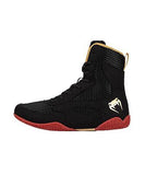 Venum Contender Boxing Shoes Black/Gold/Red 7.5 Men/9 Women