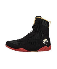 Venum Contender Boxing Shoes Black/Gold/Red 7.5 Men/9 Women