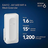 NETGEAR WiFi 6 Mesh Range Extender (EAX12) - Add up to 1,200 sq. ft. and 15+ ...